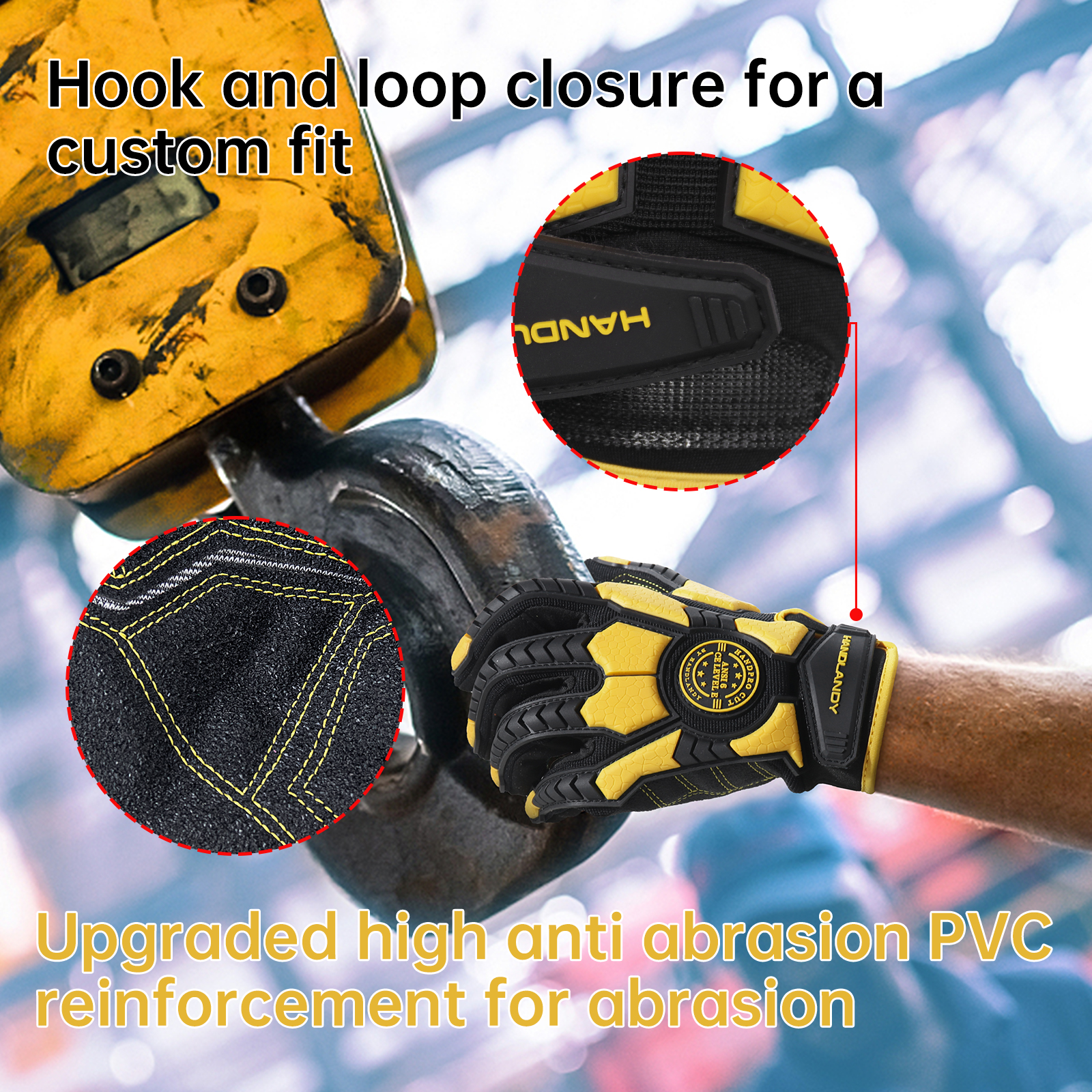 Heavy Duty Work Gloves, Cut 6  - Work Glove Impact recensione e prezzo