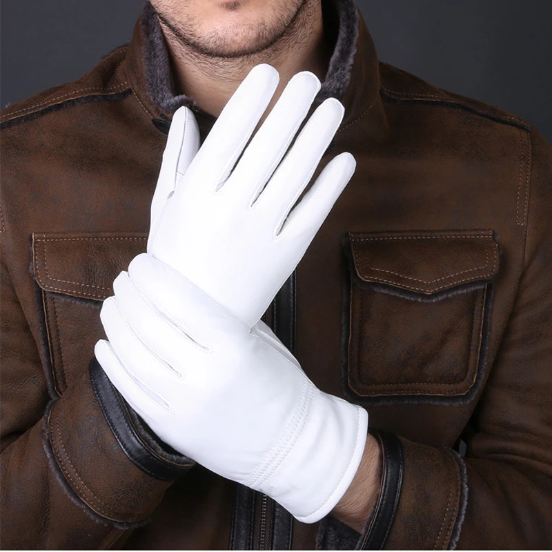 2025 Winter Genuine Leather Wh - Leather Driving Glove recensione e prezzo