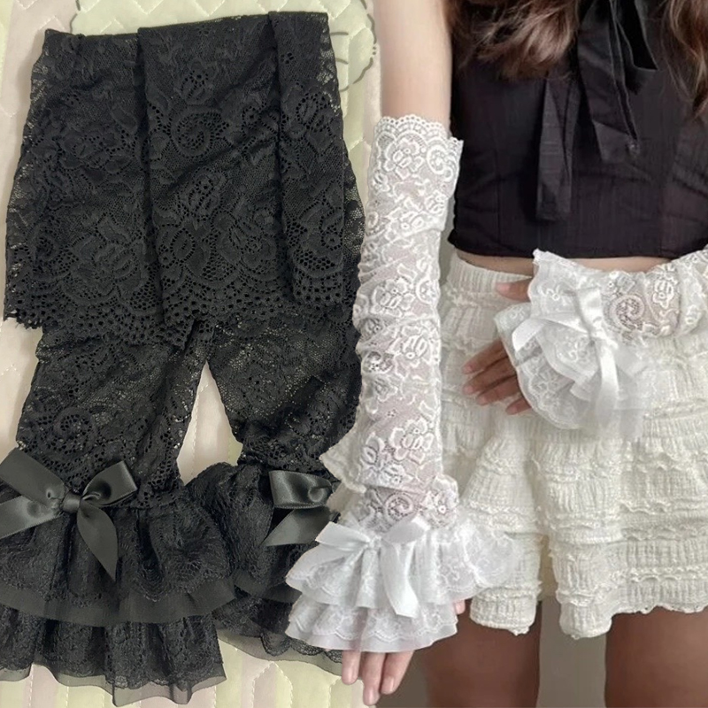 Hollow Out Lace Long Arm Sleev - Fingerless Glove Knit recensione e prezzo