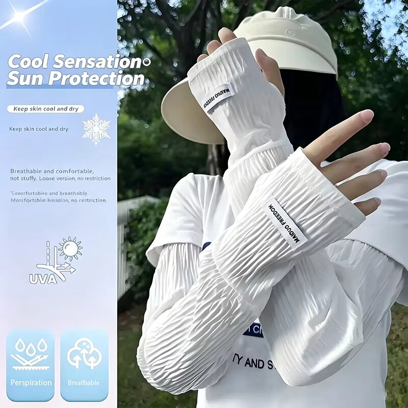 Summer Loose Ice Silk Uv Prote - Fingerless Glove Knit recensione e prezzo