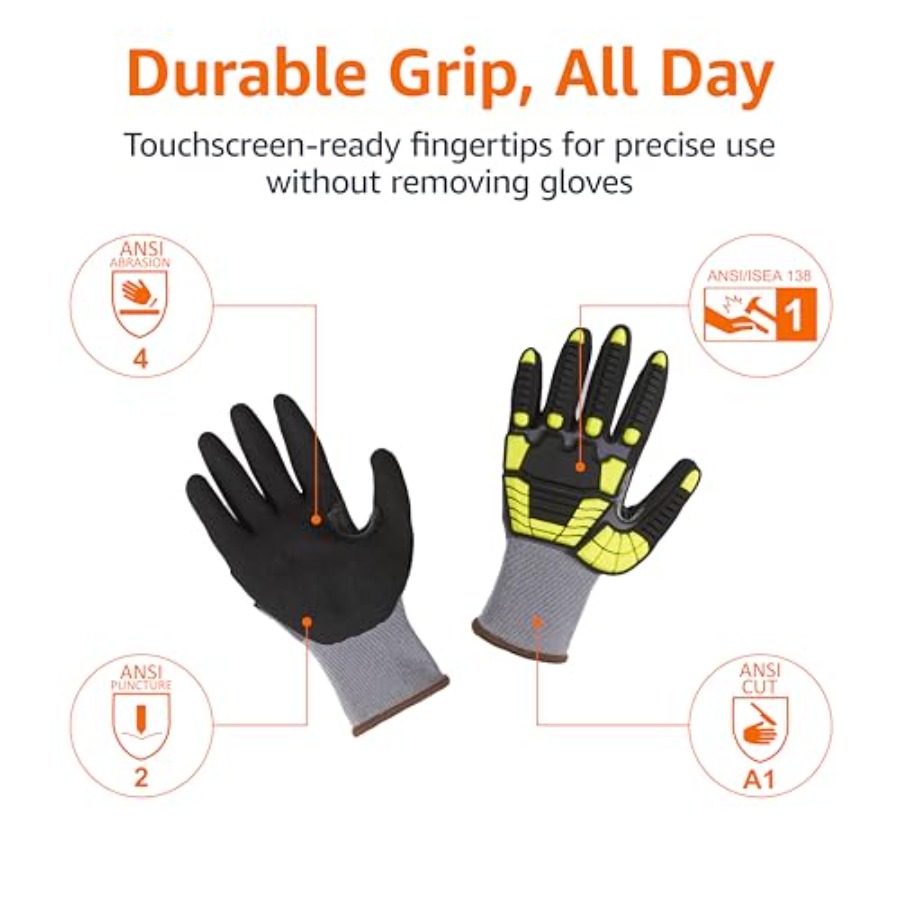 Safety work gloves for industr - Work Glove Impact recensione e prezzo