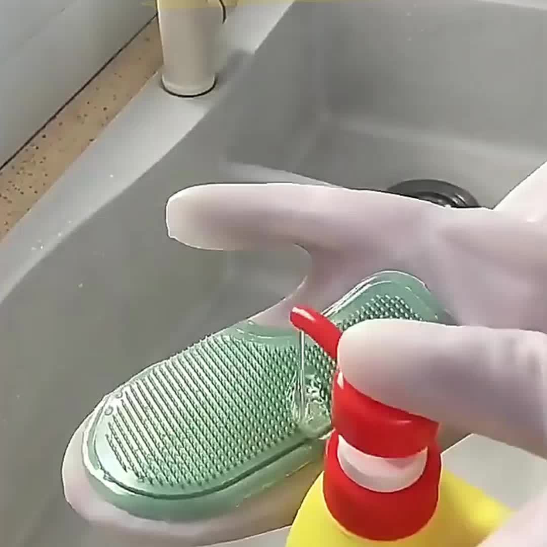2Pcs Durable Lead-Free Latex D - Rubber Glove Cleaning recensione e prezzo