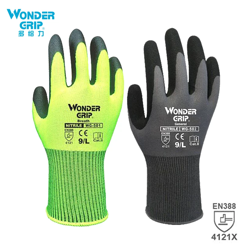 Wonder Grip Construction Glove - Nitrile Mechanic Glove recensione e prezzo