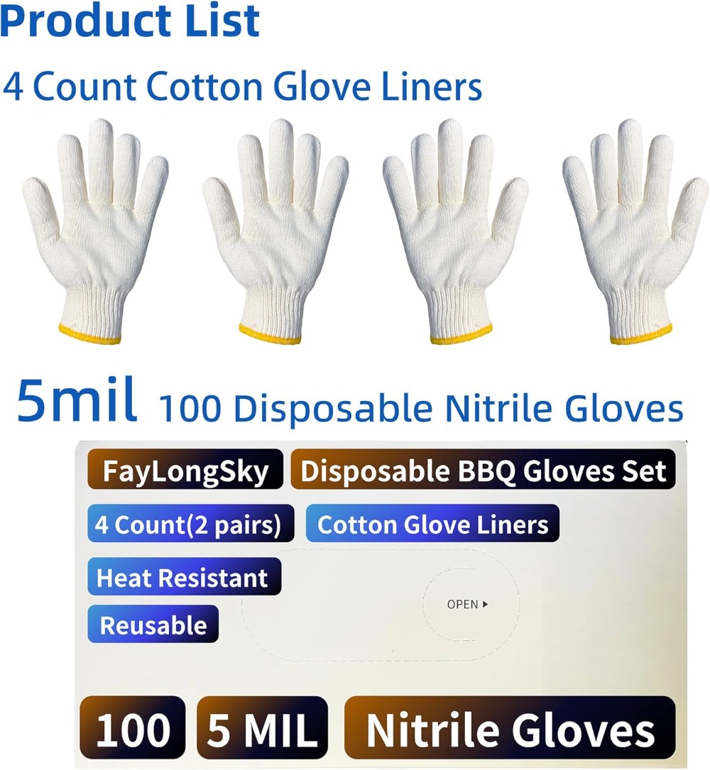 Heat Resistant BBQ Gloves: 4 R - Heat Resistant Glove recensione e prezzo