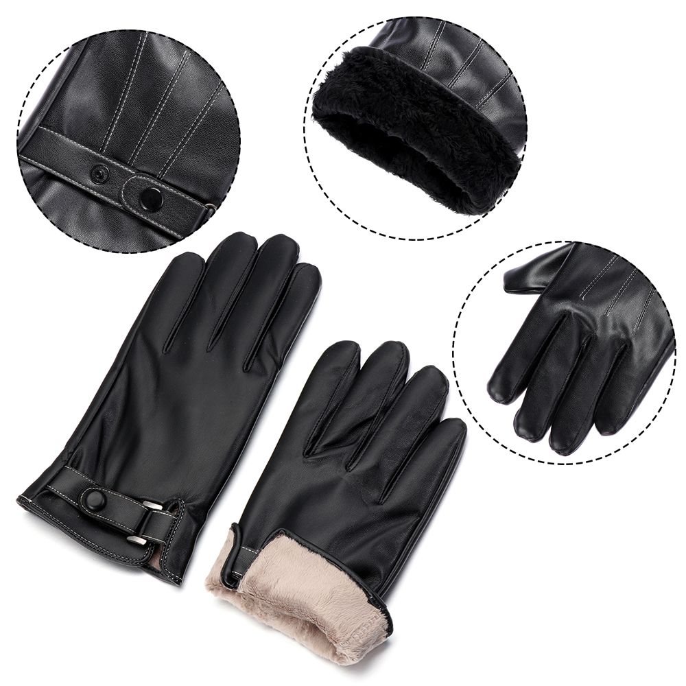 Men's Fleece Thermal Leather G - Leather Driving Glove recensione e prezzo
