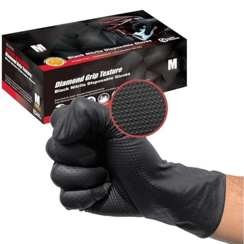 8Mil Heavy Duty Black Nitrile  - Nitrile Mechanic Glove recensione e prezzo