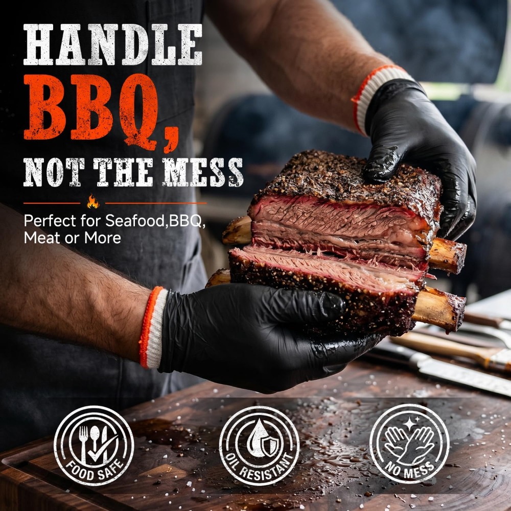 BBQ Gloves 50 Disposable Nitri - Latex Disposable Glove recensione e prezzo