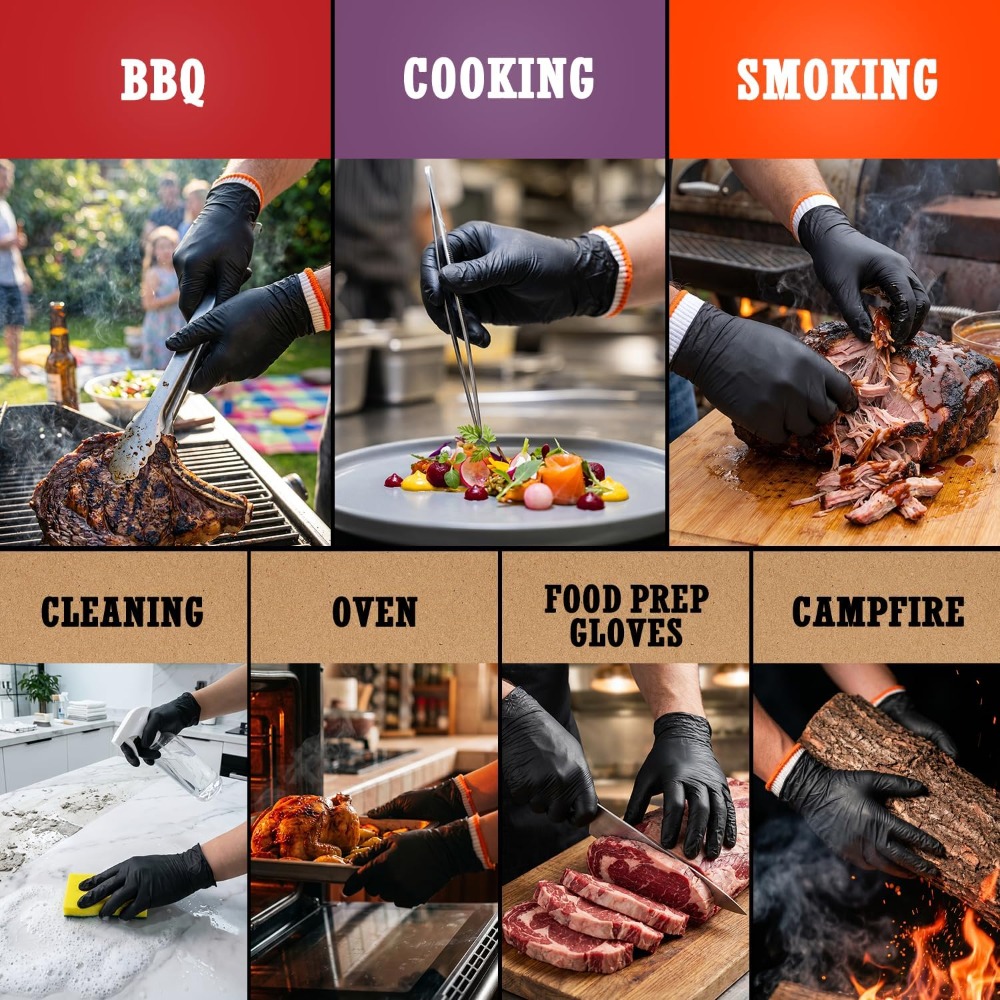 BBQ Gloves 50 Disposable Nitri - Latex Disposable Glove recensione e prezzo