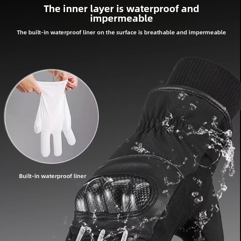 Winter Warm Motorcycle Gloves  - Motorcycle Glove Knuckle recensione e prezzo