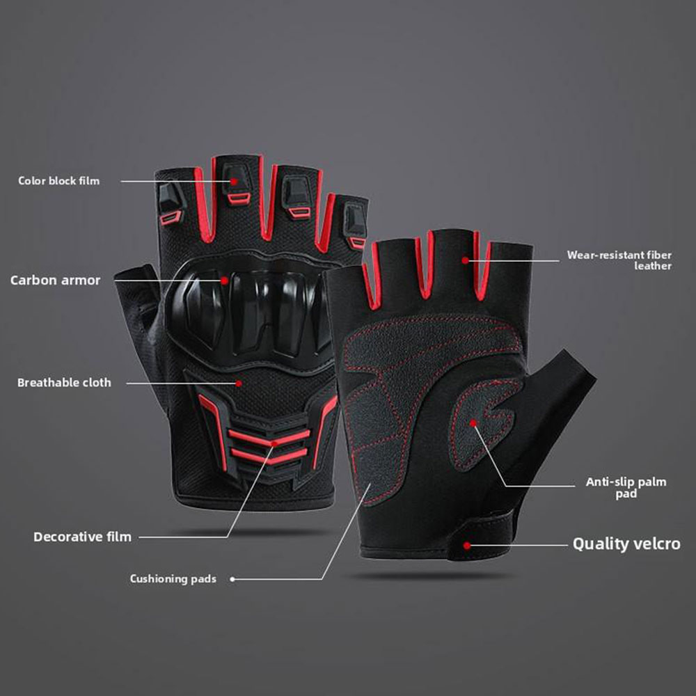Breathable Motorcycle Gloves S - Cycling Glove Padded recensione e prezzo