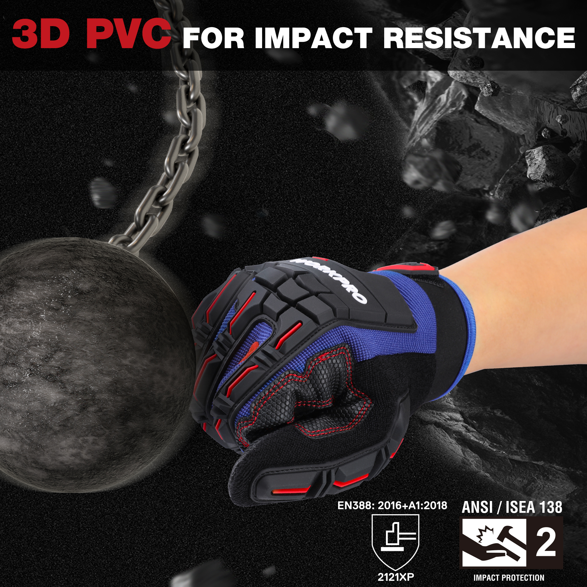 WORKPRO Heavy-duty Work Gloves - Work Glove Impact recensione e prezzo