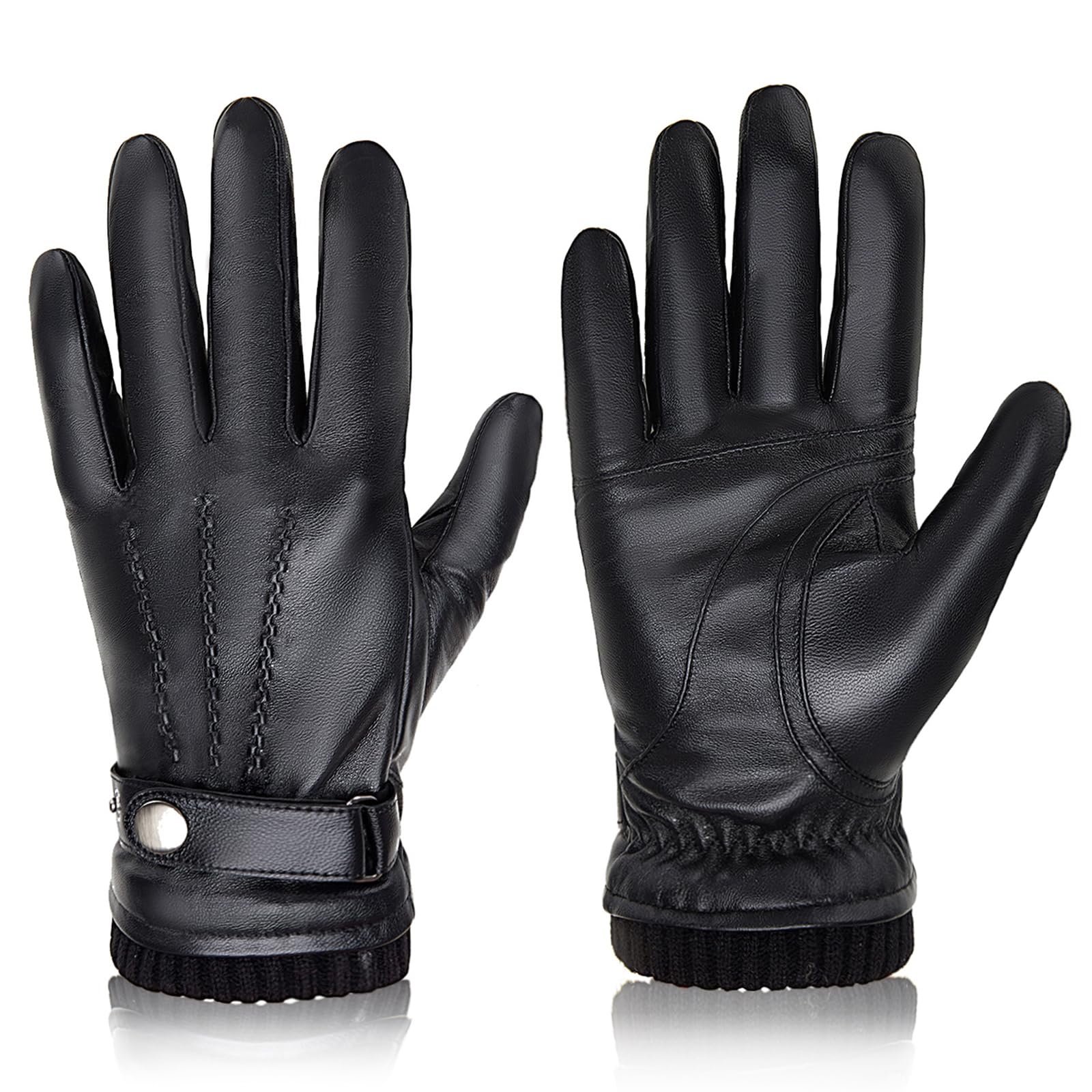 BISON DENIM Men's Sheepskin Gl - Leather Driving Glove recensione e prezzo