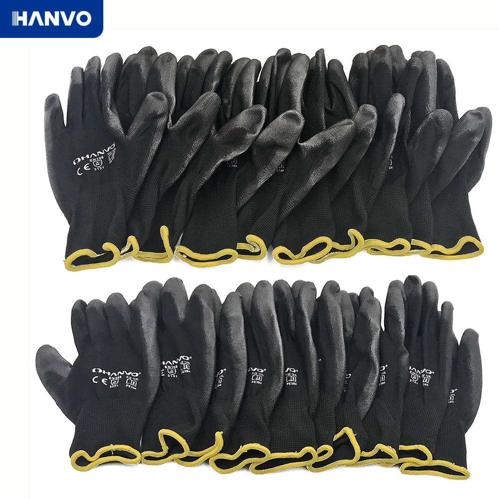 10 Pairs PU Nitrile Safety Coa - Nitrile Mechanic Glove recensione e prezzo