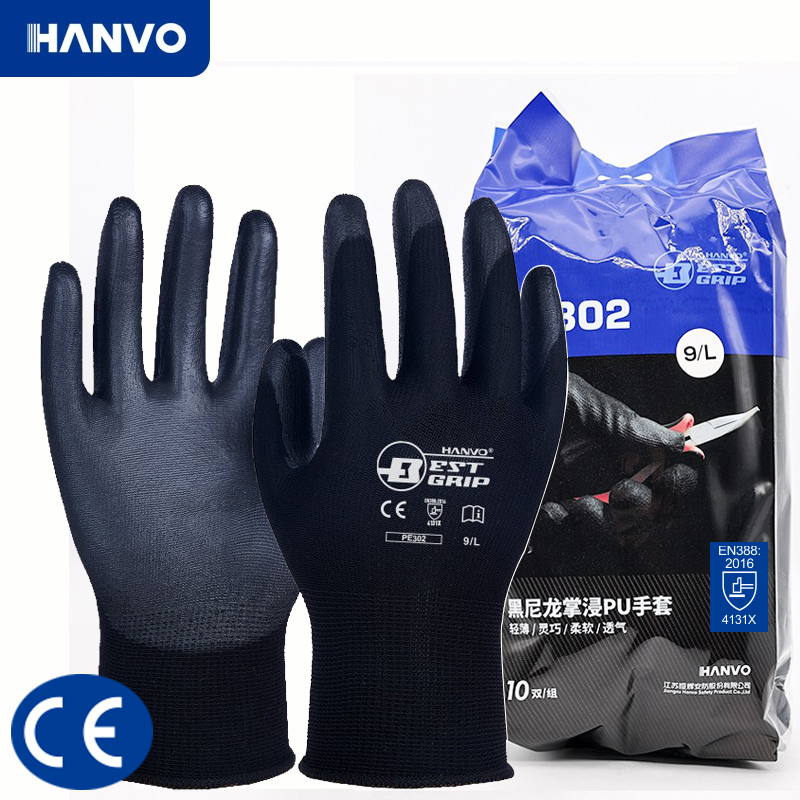10 Pairs PU Nitrile Safety Coa - Nitrile Mechanic Glove recensione e prezzo