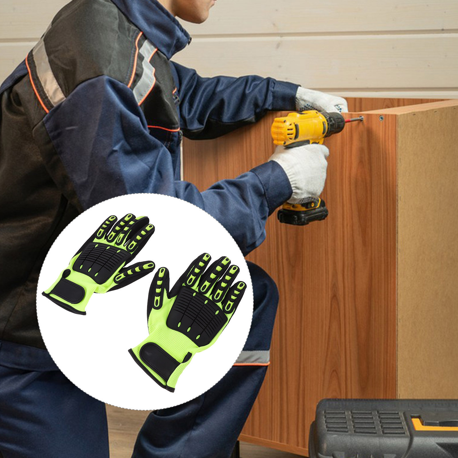 1Pair Heavy Duty Cut Resistant - Work Glove Impact recensione e prezzo