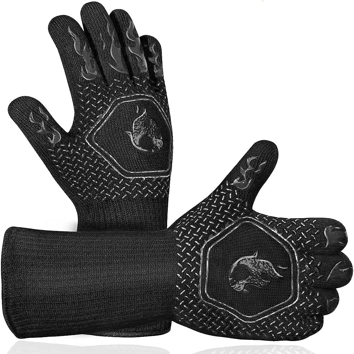 BBQ Grill Gloves High Temp Res - Oven Mitt Silicone recensione e prezzo