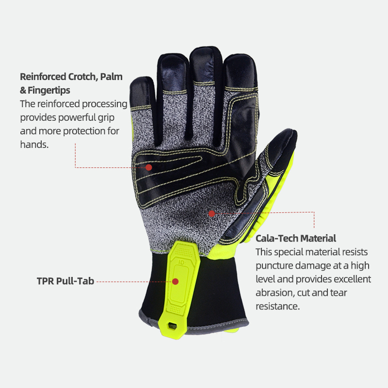 XYEHS ANSI CUT A5 Rescue Extri - Work Glove Impact recensione e prezzo