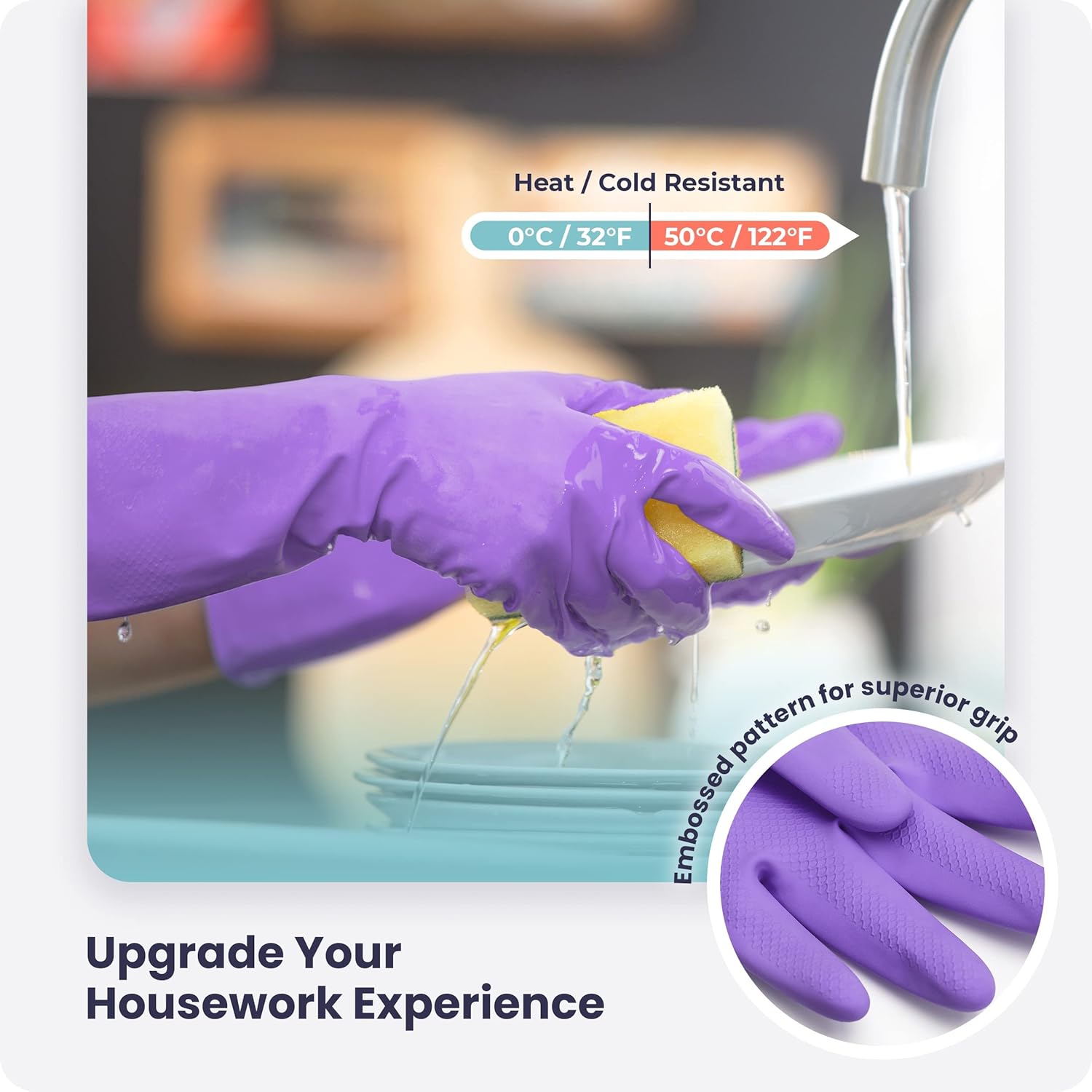 3/6/12/60 Pairs Dishwashing Gl - Rubber Glove Cleaning recensione e prezzo