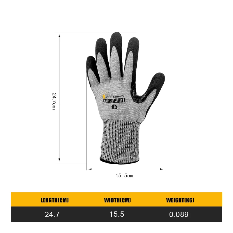 TOUGHBUILT TB-P2-112-5-L Nitri - Nitrile Mechanic Glove recensione e prezzo