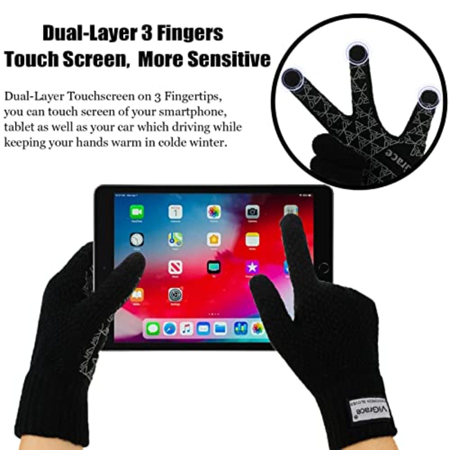 Winter Warm Touchscreen Gloves - Wool Glove Lined recensione e prezzo