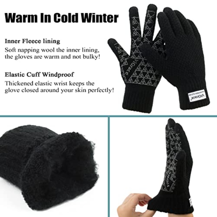 Winter Warm Touchscreen Gloves - Wool Glove Lined recensione e prezzo