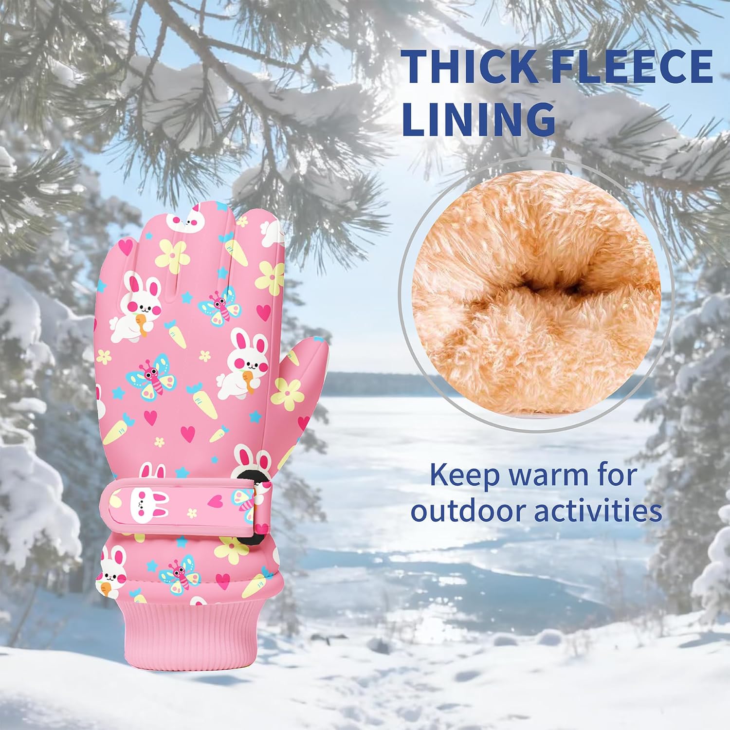 Kids Winter Snow Gloves, Water - Winter Glove Insulated recensione e prezzo