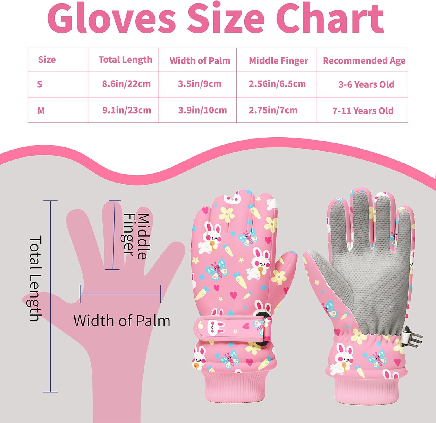 Kids Winter Snow Gloves, Water - Winter Glove Insulated recensione e prezzo
