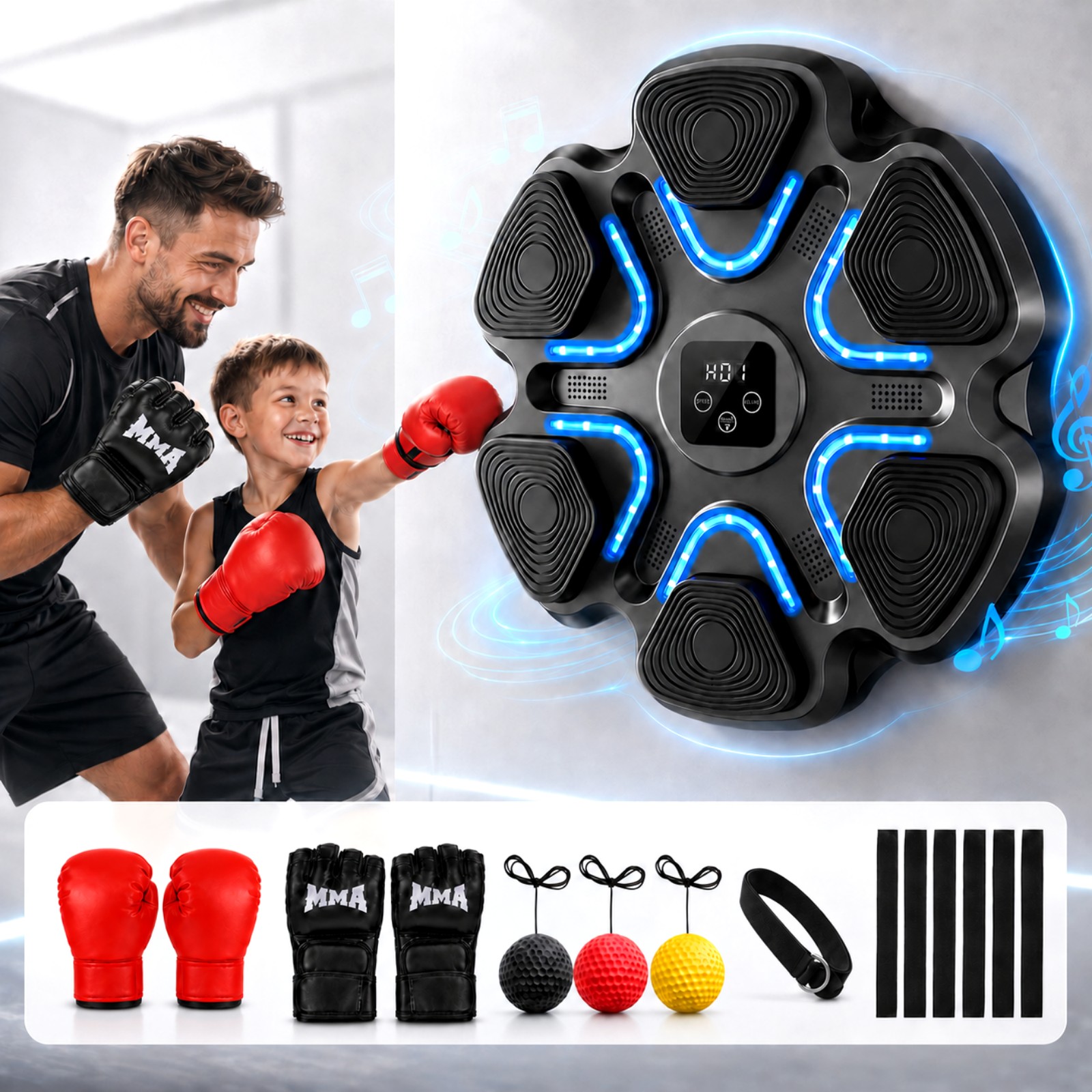 Music Boxing Machine Kids Adul - Workout Glove Gym recensione e prezzo