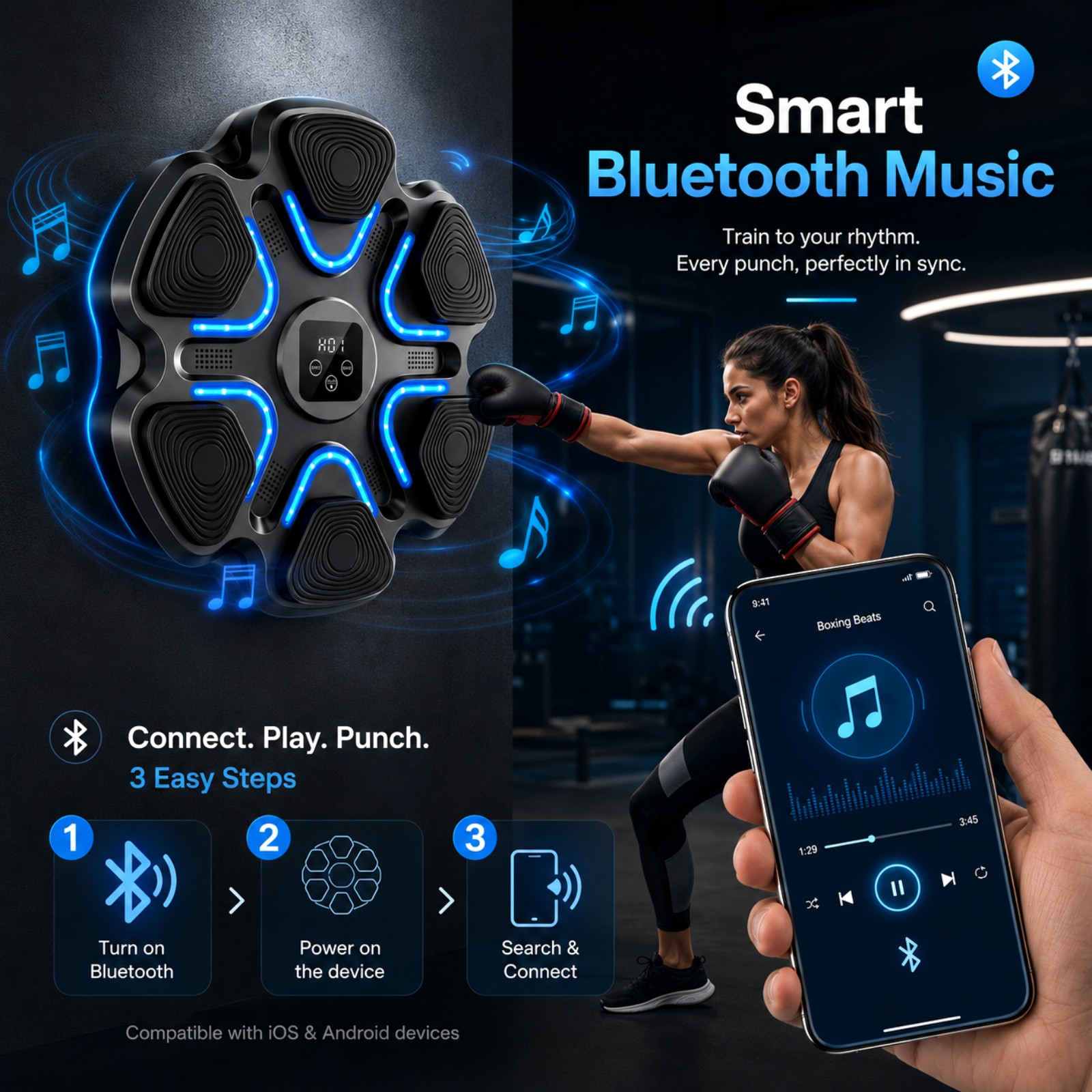 Music Boxing Machine Kids Adul - Workout Glove Gym recensione e prezzo