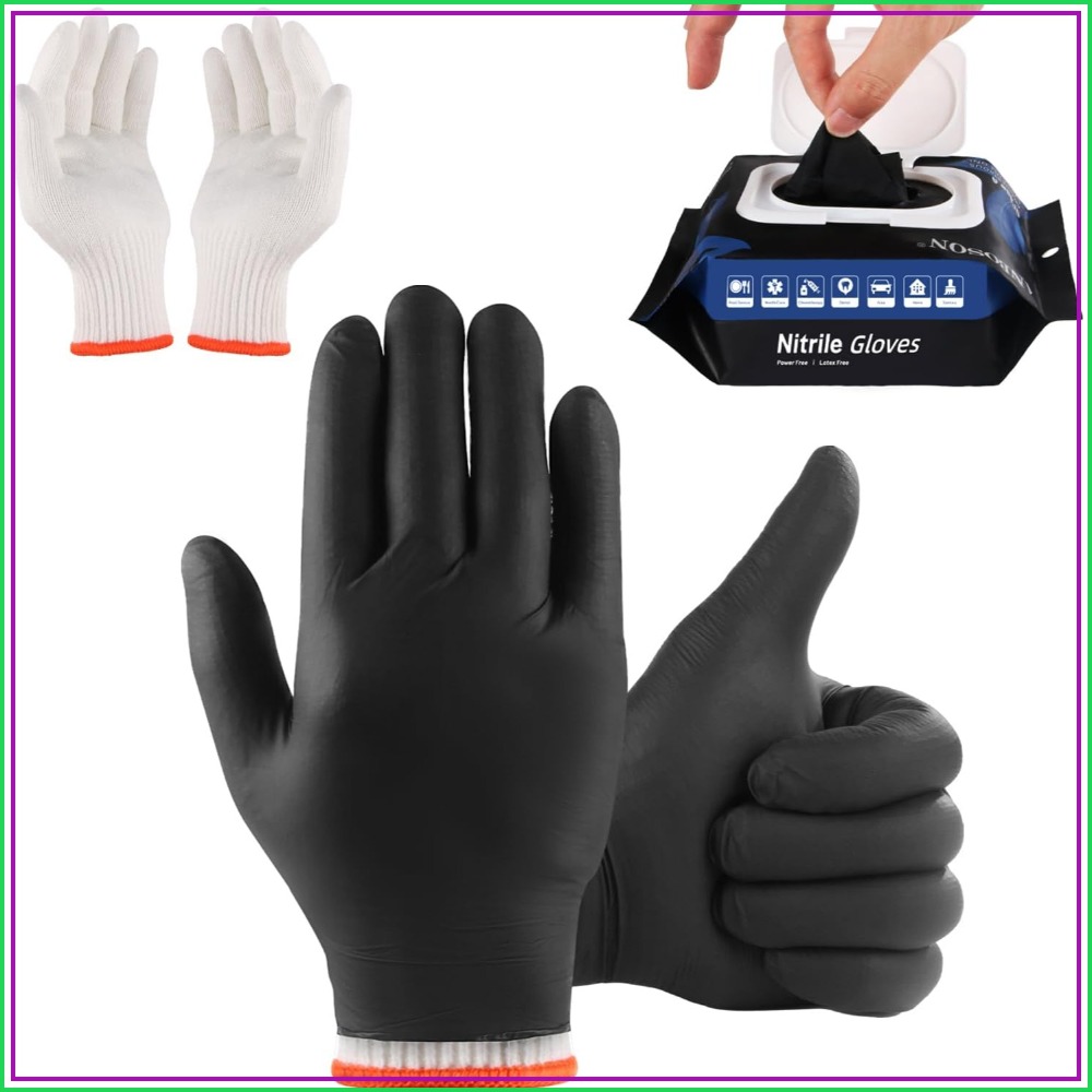 50 Disposable Nitrile Gloves + - Heat Resistant Glove recensione e prezzo