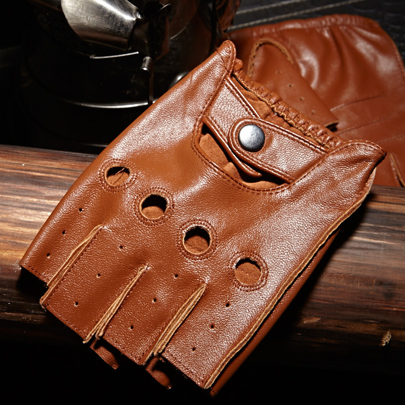 High Quality Man's Half Finger - Leather Driving Glove recensione e prezzo