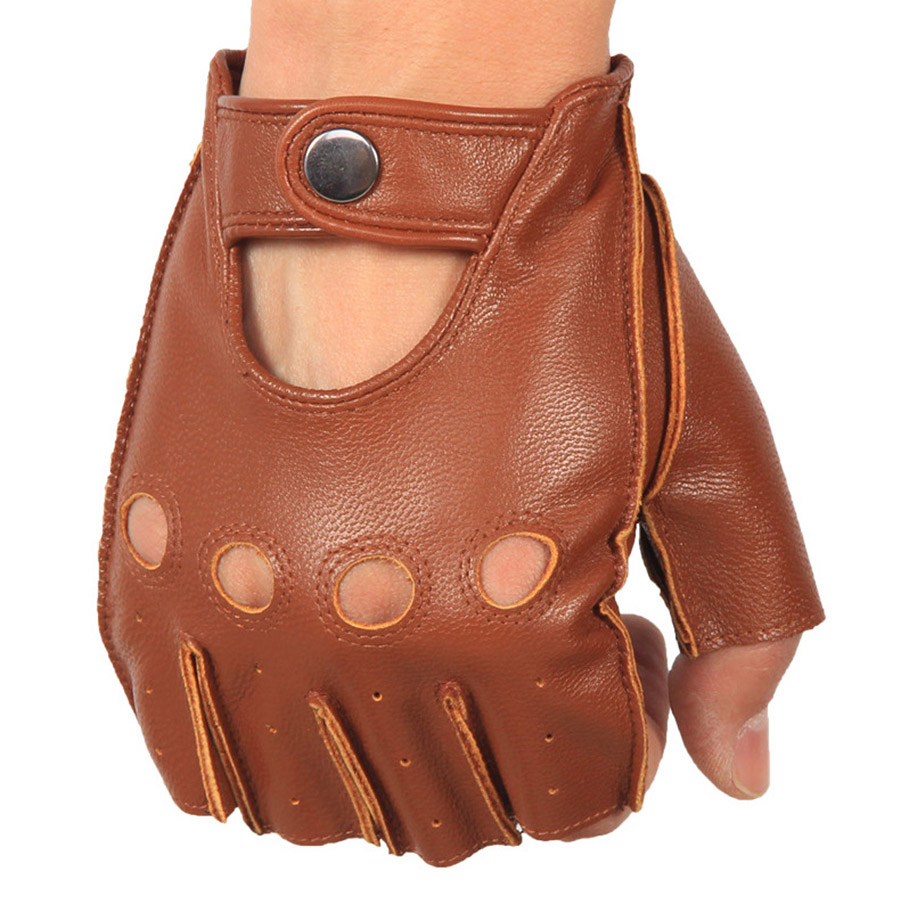 High Quality Man's Half Finger - Leather Driving Glove recensione e prezzo