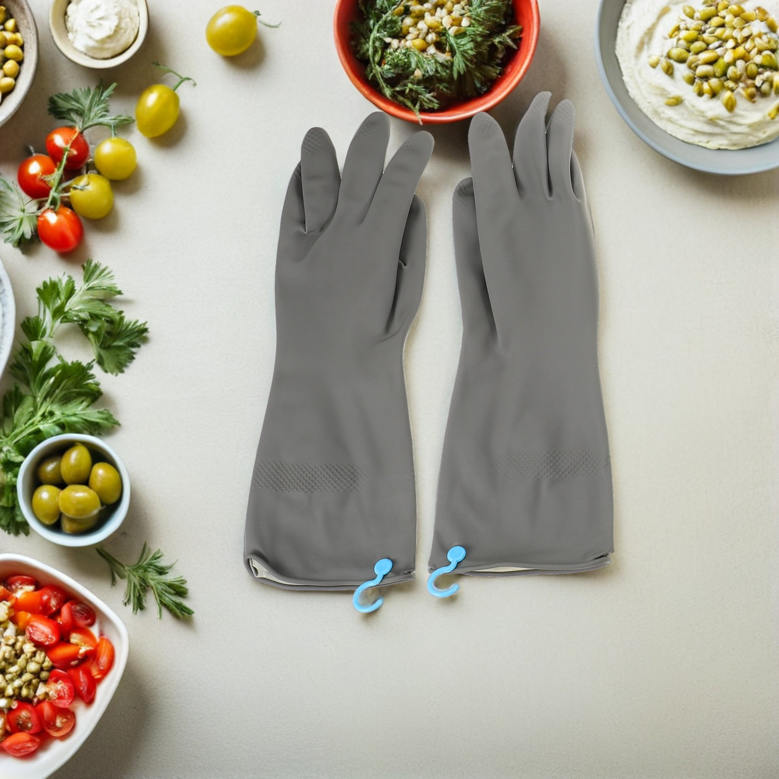 3Pairs Dish Washing Gloves Non - Dish Glove Rubber recensione e prezzo