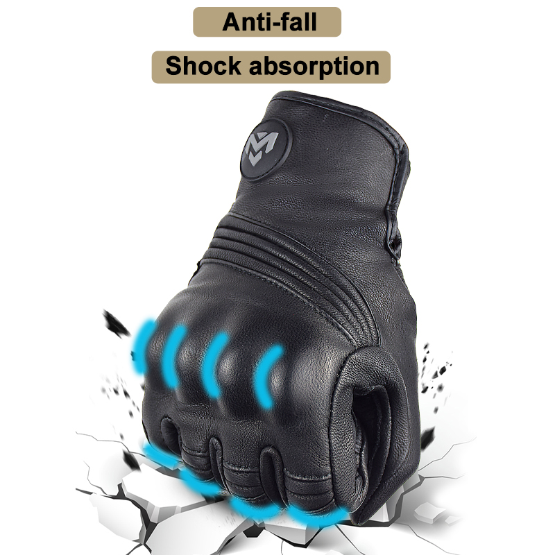 Men's Retro Perforated Leather - Cycling Glove Padded recensione e prezzo