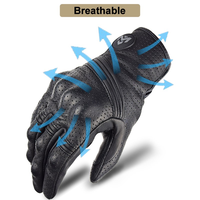 Men's Retro Perforated Leather - Cycling Glove Padded recensione e prezzo