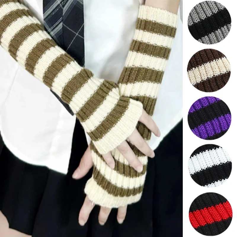 Women's Knitted Fingerless Arm - Fingerless Glove Knit recensione e prezzo