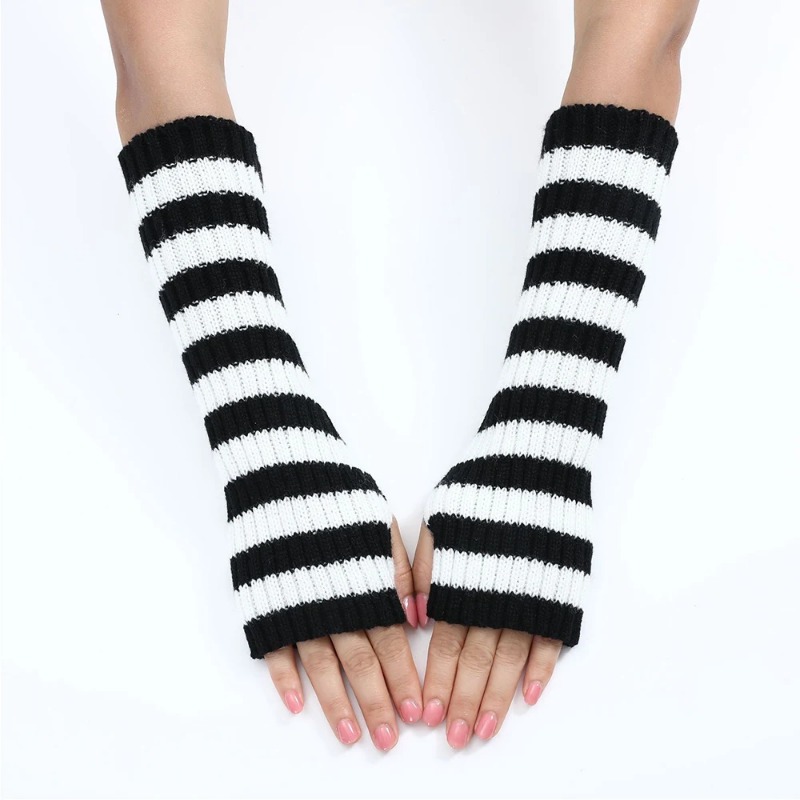Women's Knitted Fingerless Arm - Fingerless Glove Knit recensione e prezzo