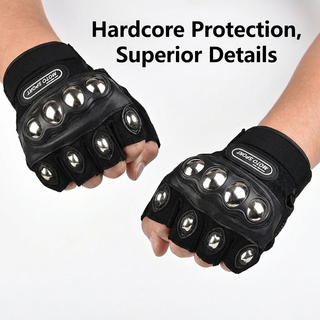 Steel Shell Knuckle Protection - Motorcycle Glove Knuckle recensione e prezzo