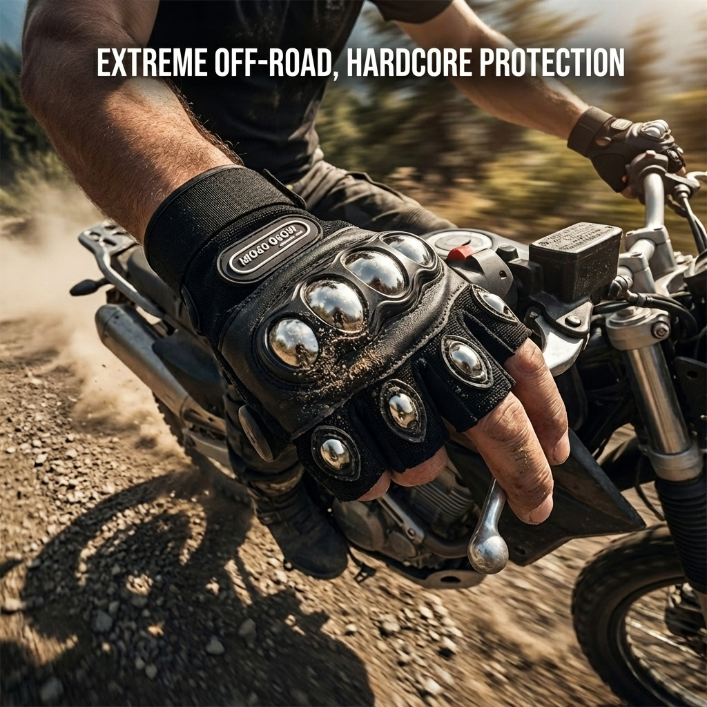 Steel Shell Knuckle Protection - Motorcycle Glove Knuckle recensione e prezzo