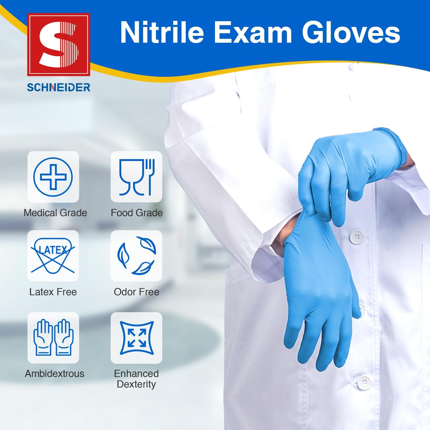 Nitrile Exam Gloves, Medical G - Exam Glove Nitrile recensione e prezzo