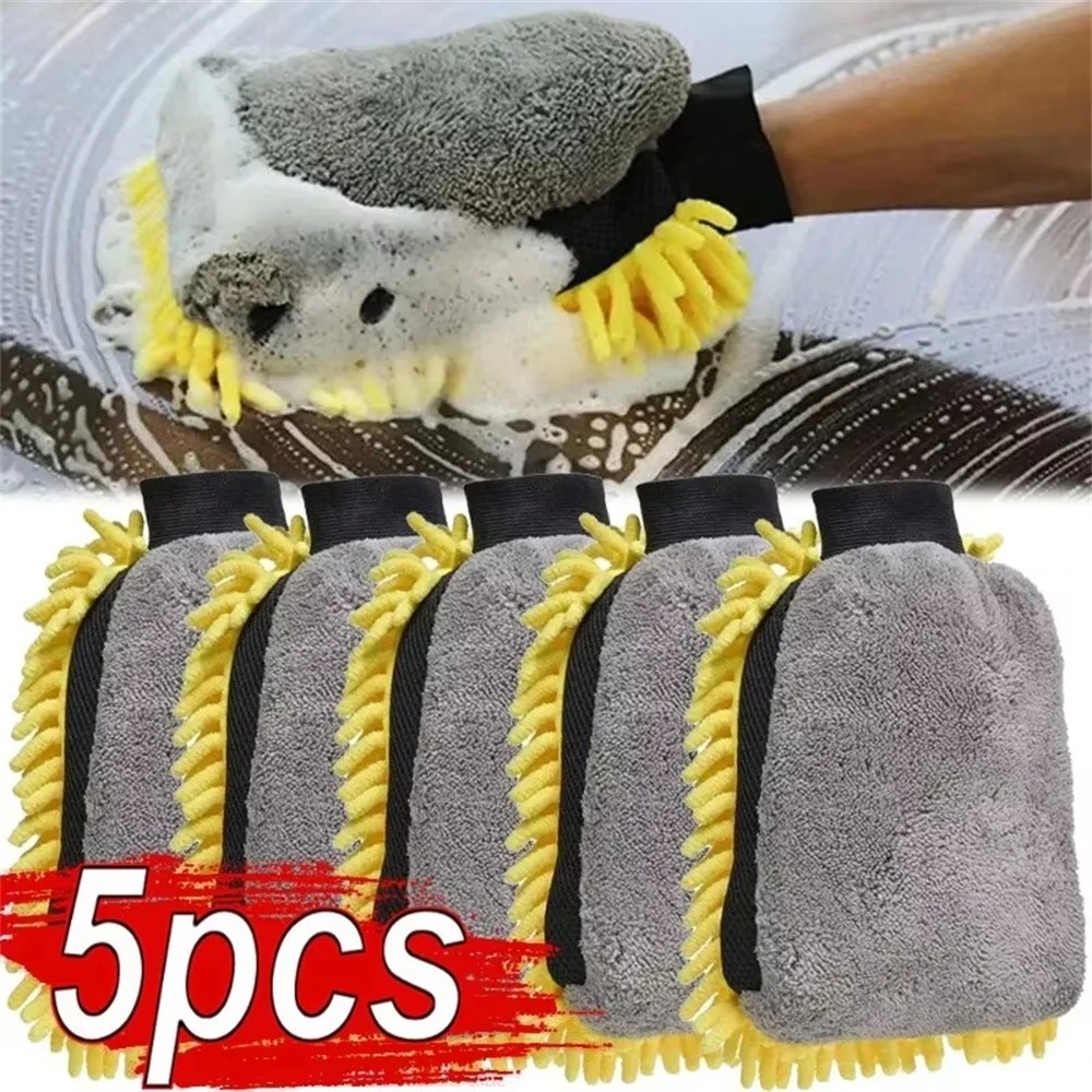 1/5pcs Car Washing Gloves Wate - Gardening Glove Waterproof recensione e prezzo