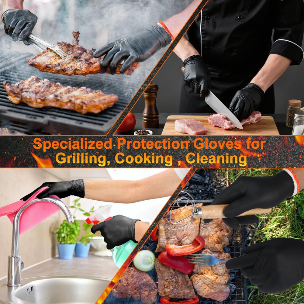 Disposable BBQ Gloves 100 Pack - Heat Resistant Glove recensione e prezzo