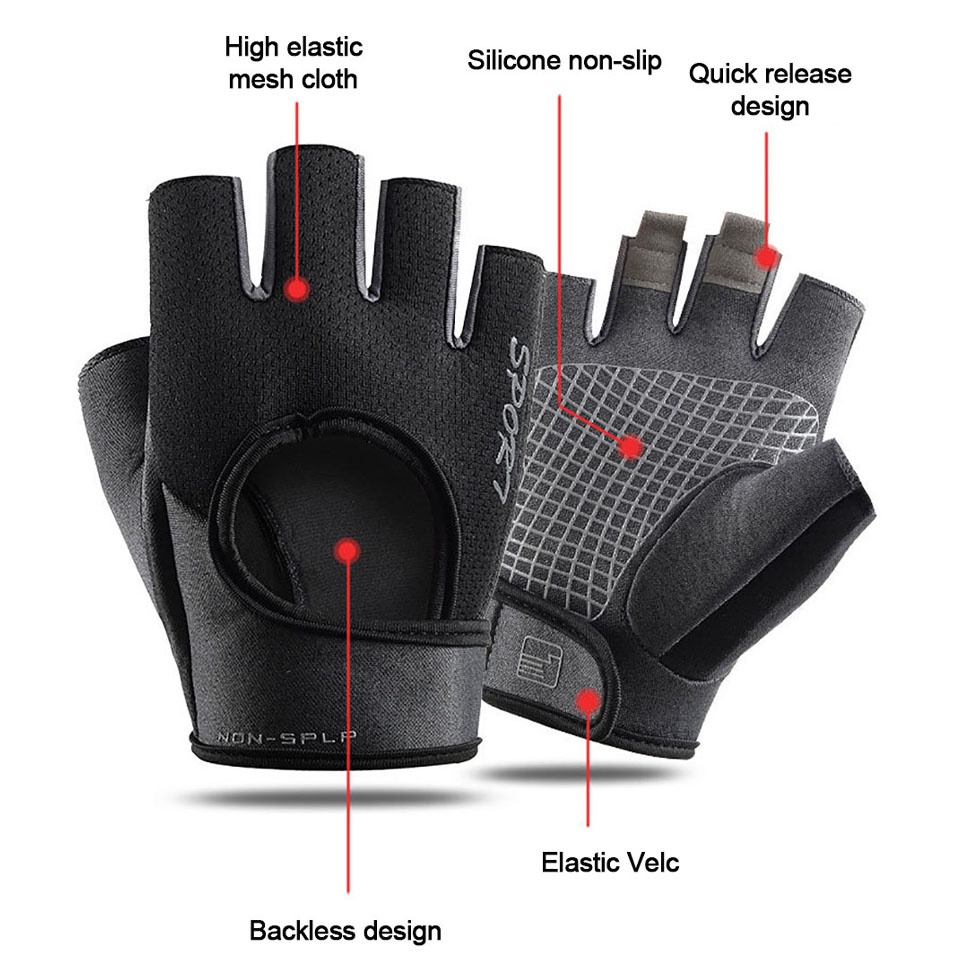 Cycling Sport Half Finger Glov - Workout Glove Gym recensione e prezzo