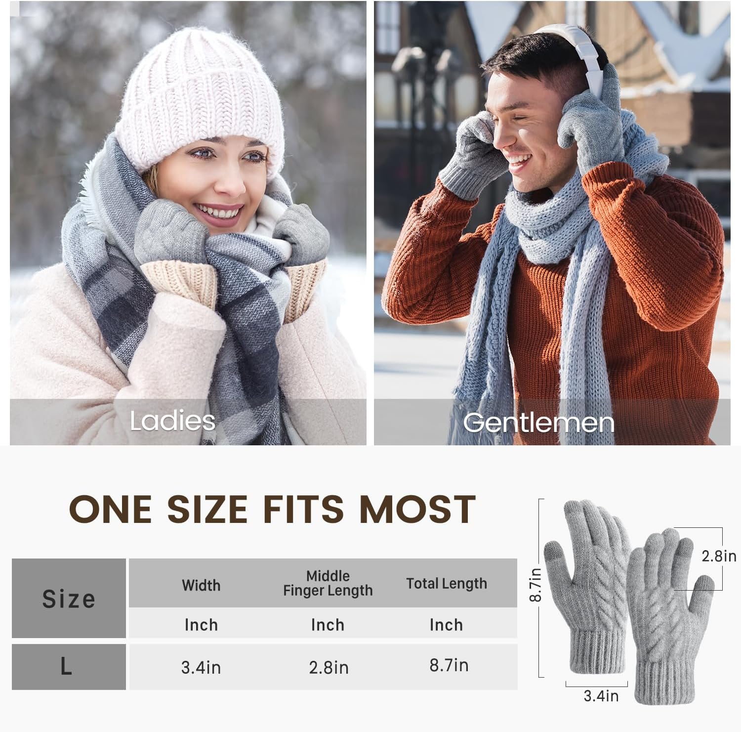 Winter Gloves – Thick Wool Fle - Winter Glove Insulated recensione e prezzo