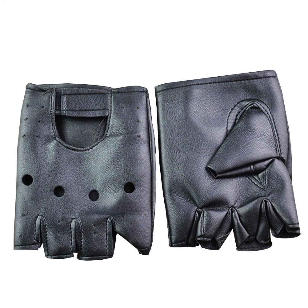 Punk Fingerless Gloves PU Leat - Workout Glove Gym recensione e prezzo