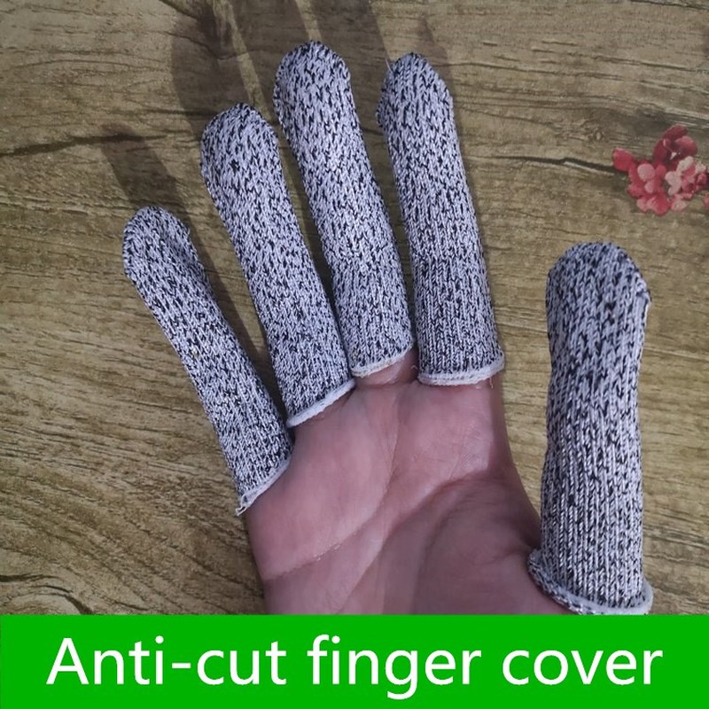 5pcs!  Anti-cut Finger Cots Le - Cut Resistant Glove recensione e prezzo