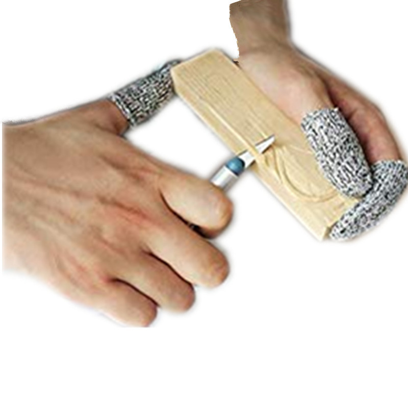 5pcs!  Anti-cut Finger Cots Le - Cut Resistant Glove recensione e prezzo