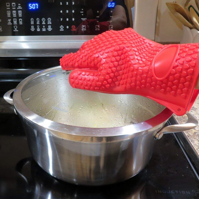 BBQ Silicone Grilling gloves B - Oven Mitt Silicone recensione e prezzo