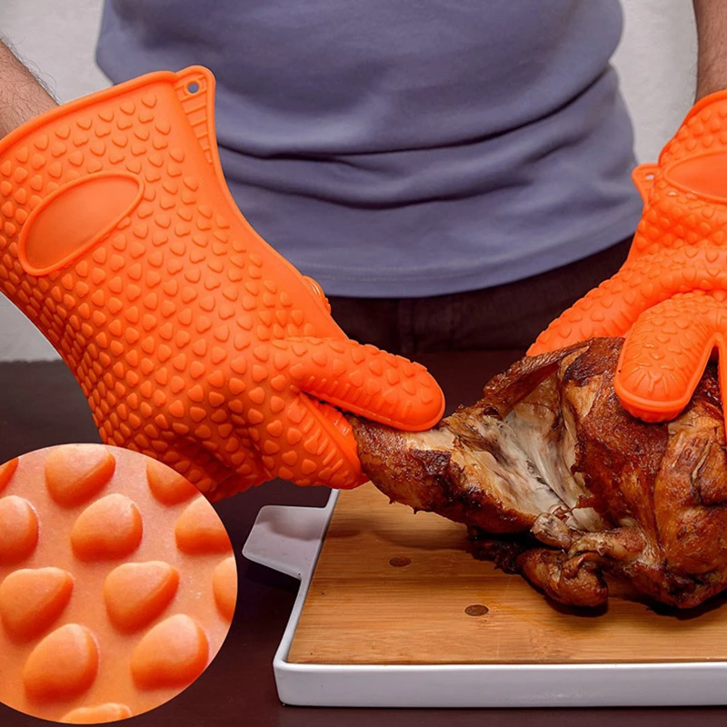 BBQ Silicone Grilling gloves B - Oven Mitt Silicone recensione e prezzo