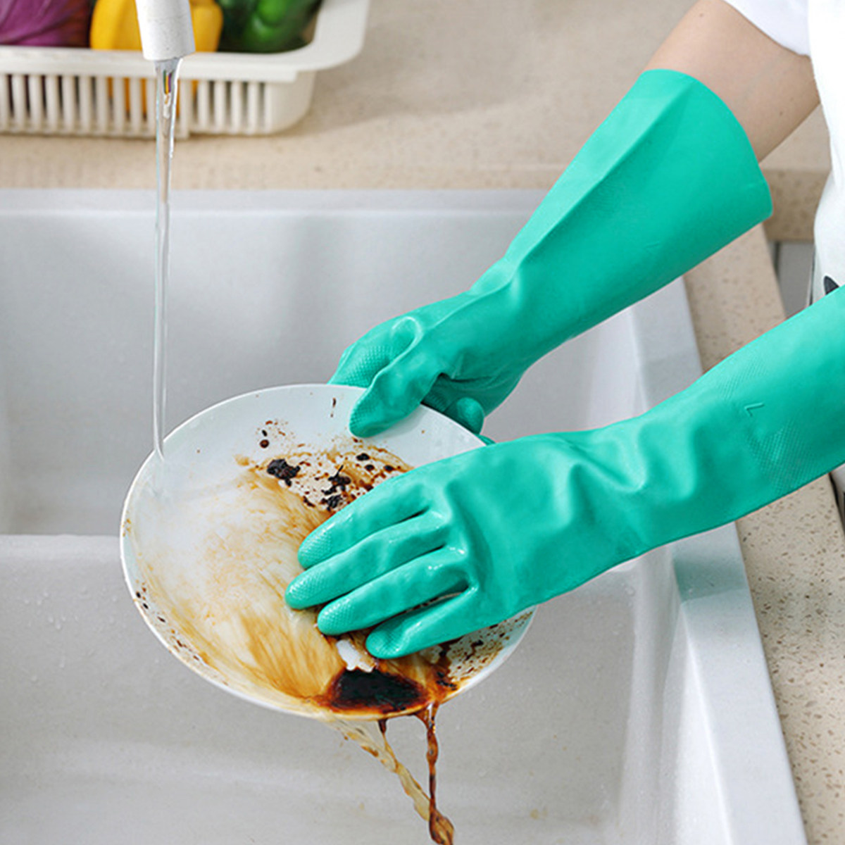 1Pairs Premium Dishwashing Glo - Dish Glove Rubber recensione e prezzo